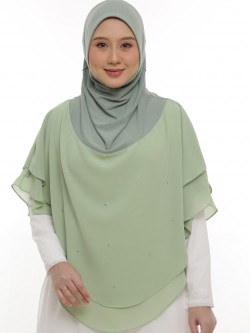 QADEEJA AISYA XXL QA43 DUSTY GREEN