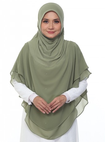 QADEEJA AISYA QA04 PASTEL GREEN