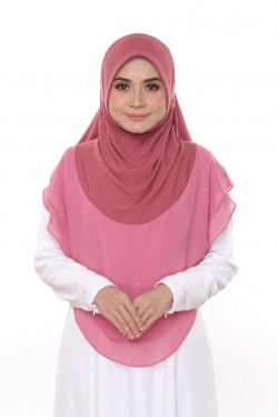QADEEJA AISYA XL QX18 DARK DUSTY PINK