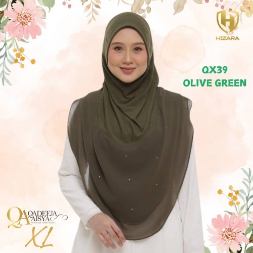 QADEEJA AISYA XL QX39 OLIVE GREEN