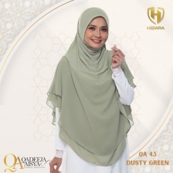 QADEEJA AISYA XXL QA43 DUSTY GREEN