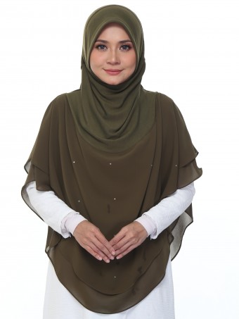 QADEEJA AISYA XXL QA42 NAVY GREEN