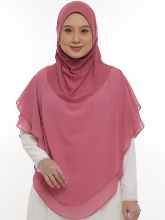 QADEEJA AISYA XXL QA38 DARK DUSTY PINK