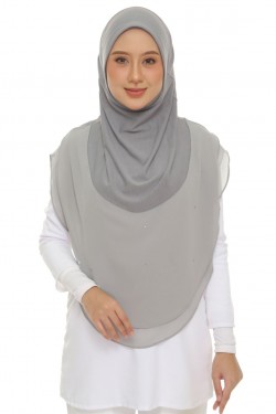 QADEEJA AISYA XL QX16  SOFT GREY