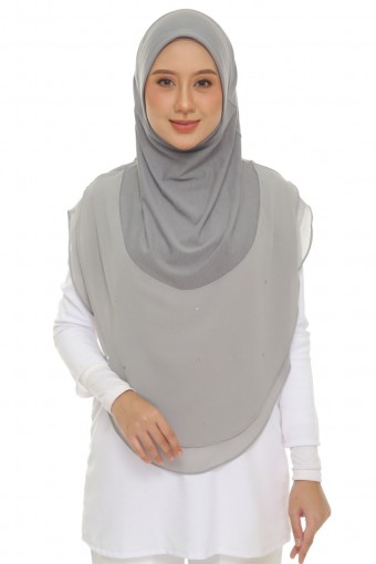QADEEJA AISYA XL QX16  SOFT GREY