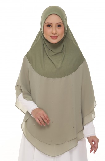 QADEEJA AISYA QA04 PASTEL GREEN